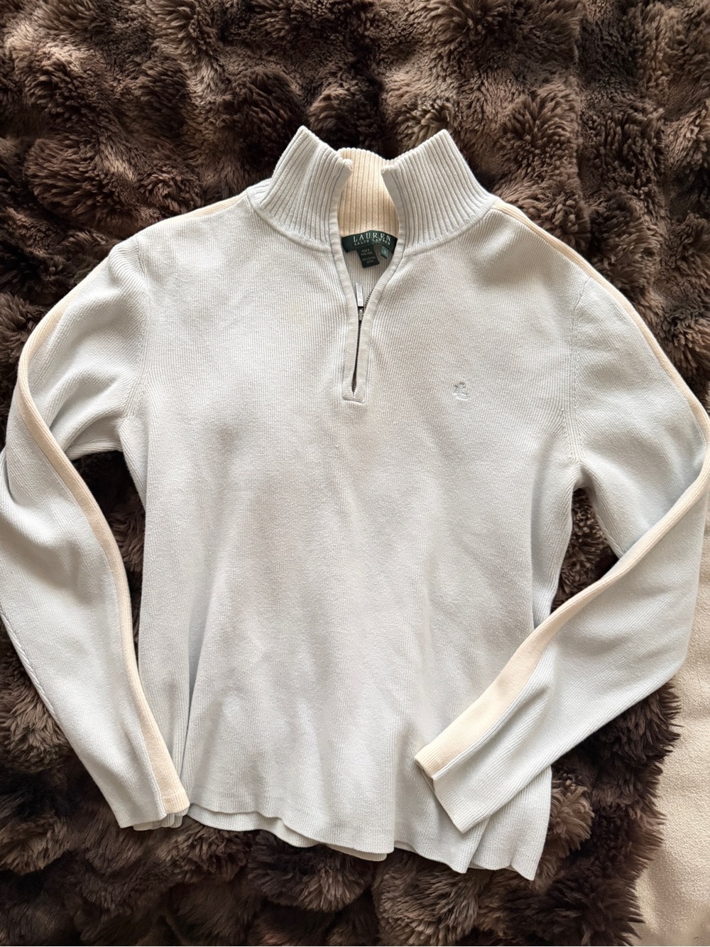 Ralph Lauren vintage Sporty Cotton Quarterzip sweatshirt